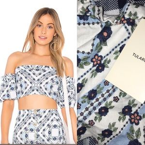 NWT REVOLVE TULAROSA TOMMY CROP TOP